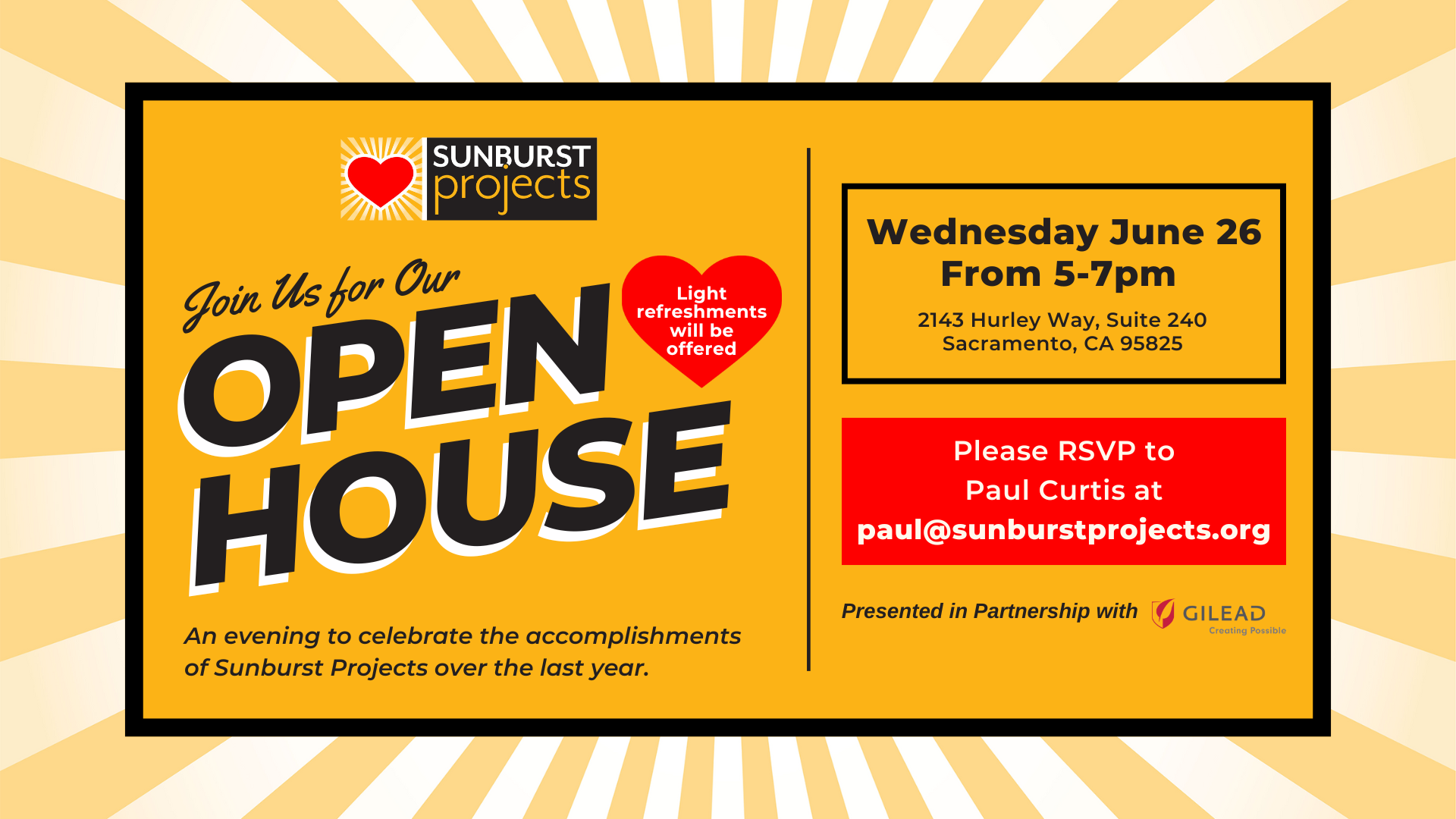 Open House 2024 Sunburst Projects